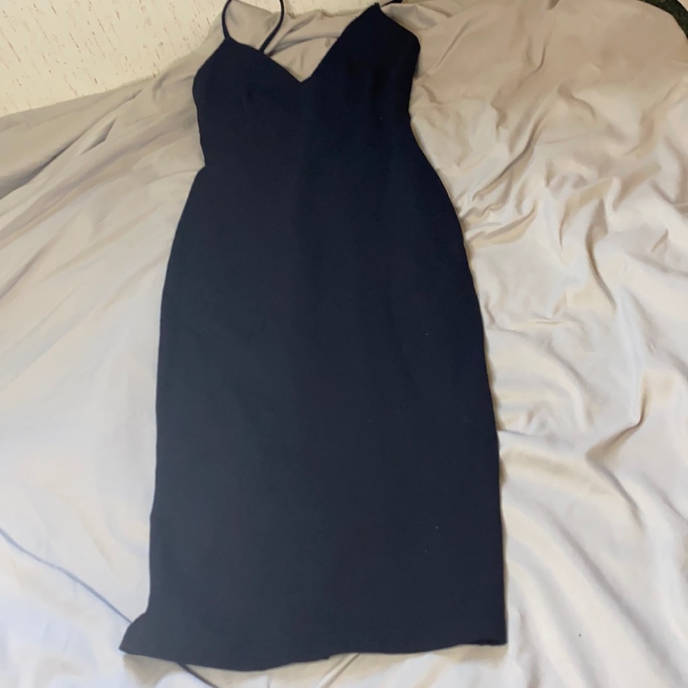 Lulus midi little black dress